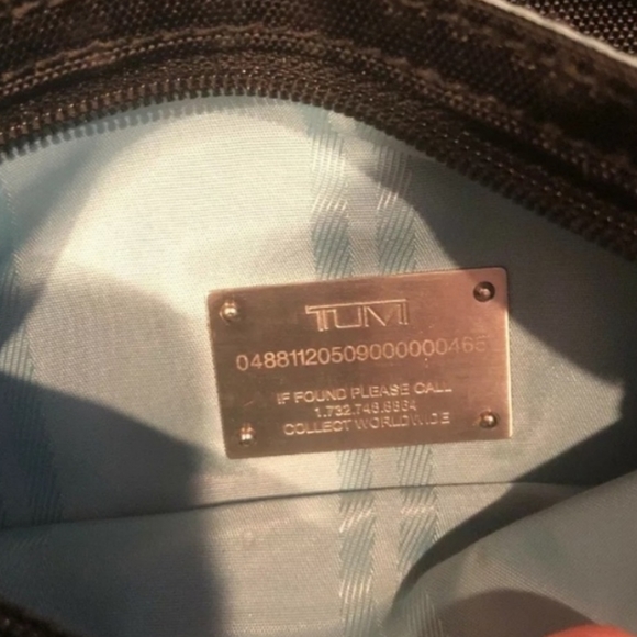 Tumi Vista Slim Nylon Briefcase Leather Trim 15” - Picture 4 of 5